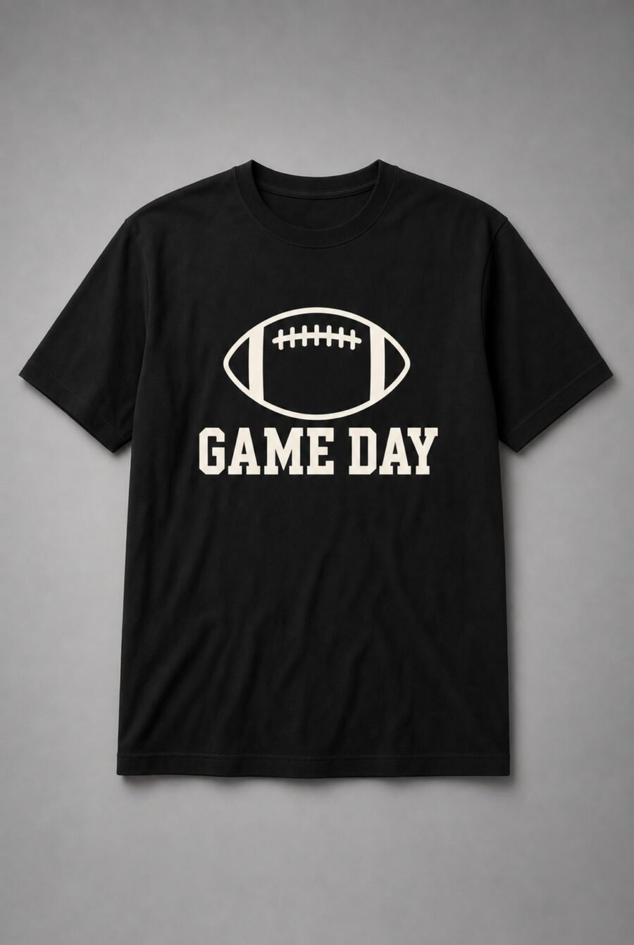 Game Day Football Laces Unisex T-Shirt - Black