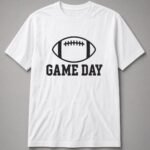 Game Day Football Laces Unisex T-Shirt - White