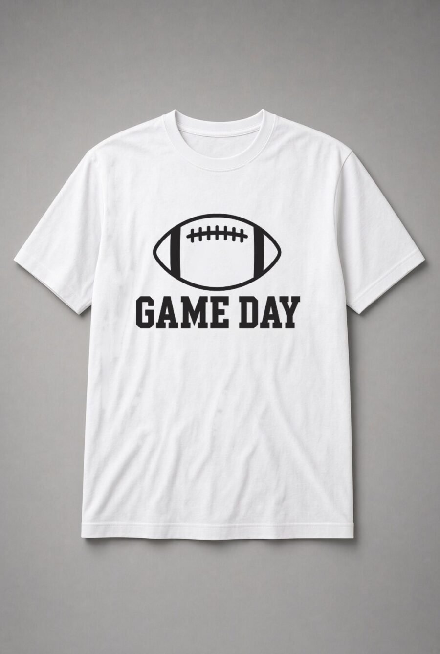 Game Day Football Laces Unisex T-Shirt - White